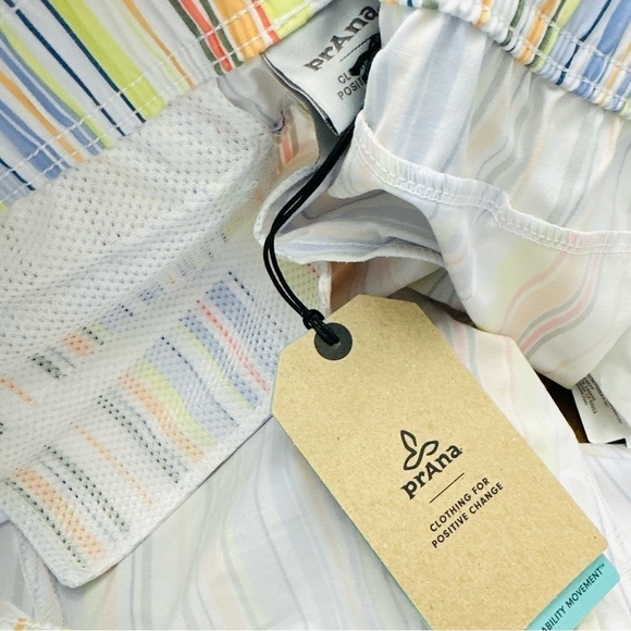 Prana‎ Mariya Multicolor Stripes Shorts - Picture 4 of 14